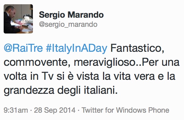 Italy in a day_commovente