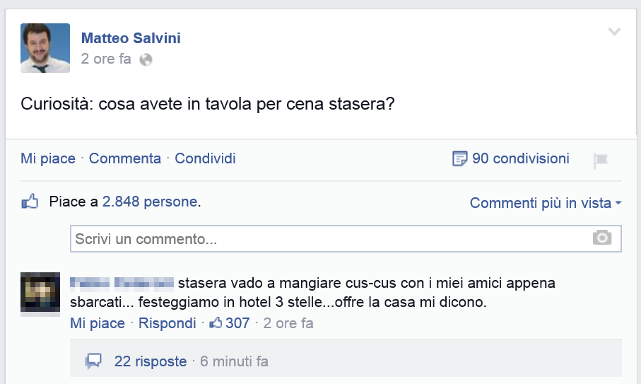 Un leader e il suo popolo - Matteo Salvini quando scende la sera