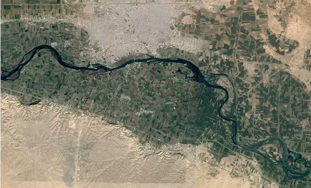 Una foto aerea di Raqqa (fonte: The Guardian)