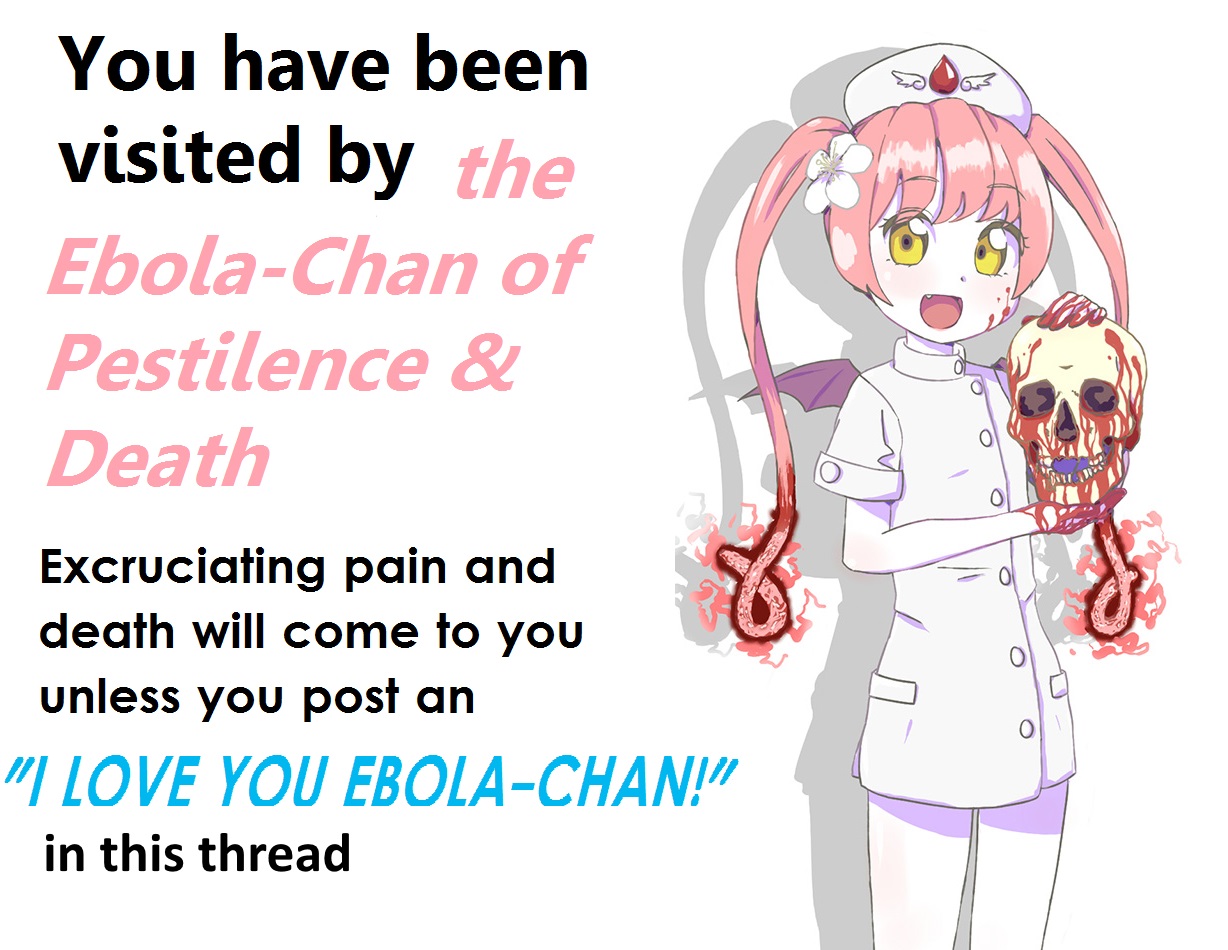 Ebola-chan, uno dei meme legati a Ebola diffusi da 4chan