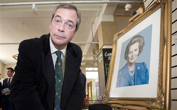 Nella foto: Nigel Farage, UKIP