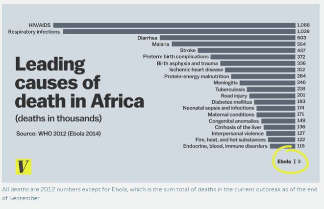 Principali cause di morte in Africa (fonte: Vox.com)