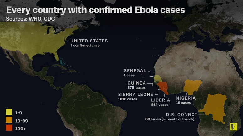 ebola paesi epidemia