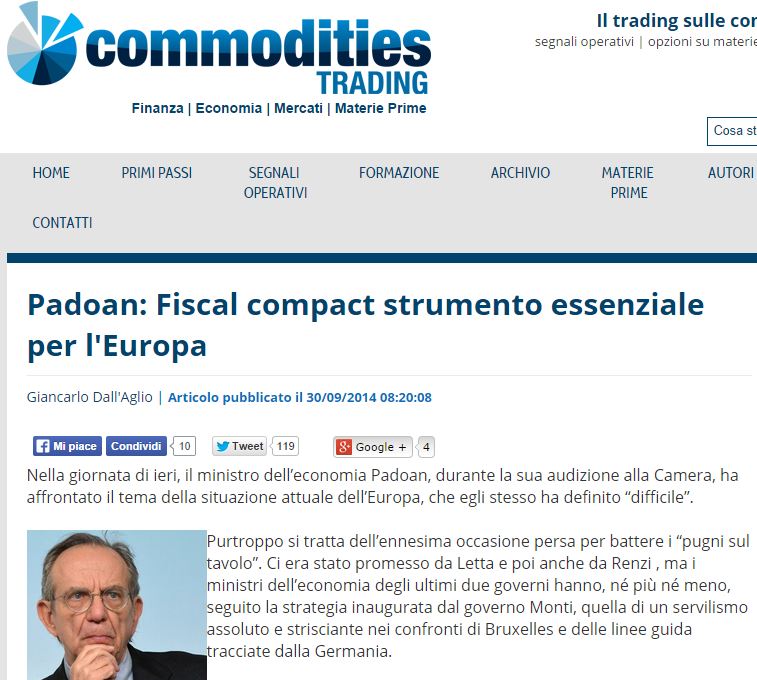 fiscal compact padoan