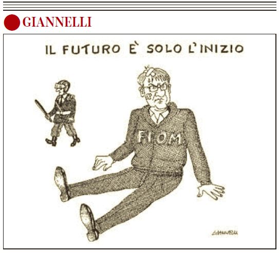 La vignetta di Giannelli sul Corriere, 30 ottobre 2014