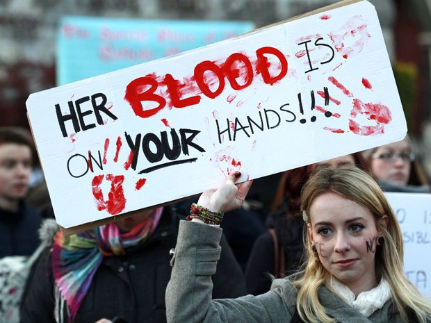 Her blood is on YOUR hands!!!