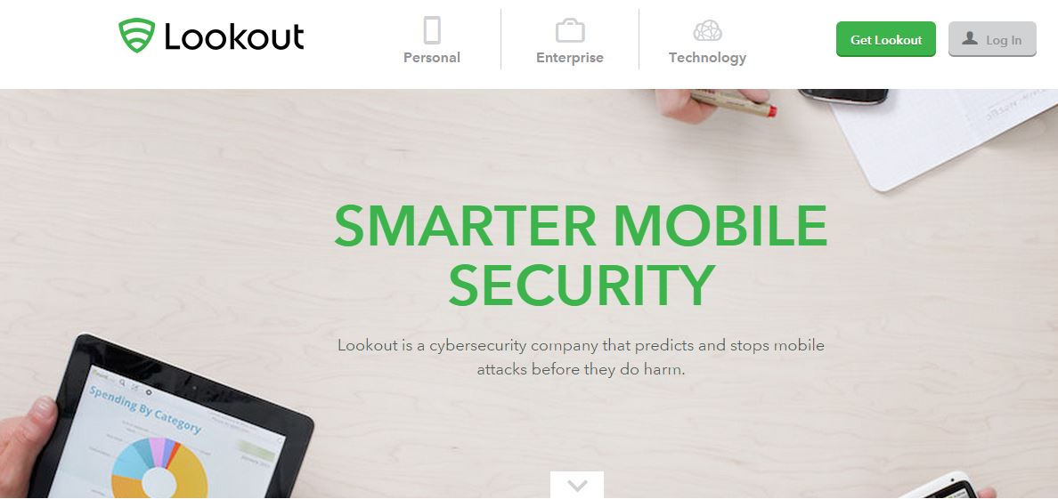Lookout: software di blocco per smartphone