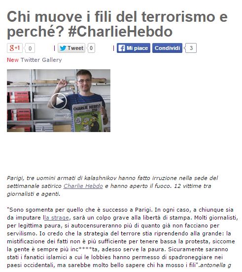 CHARLIE HEBDO BEPPE GRILLO