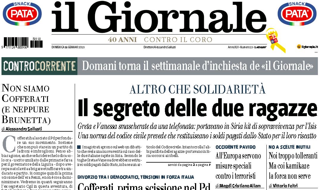 giornale isis