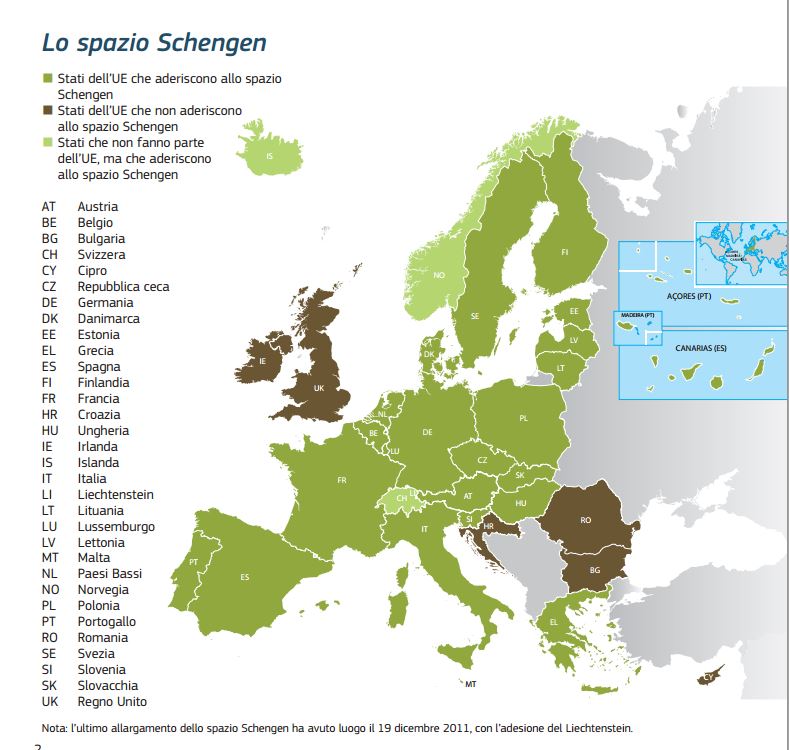spazio Schengen
