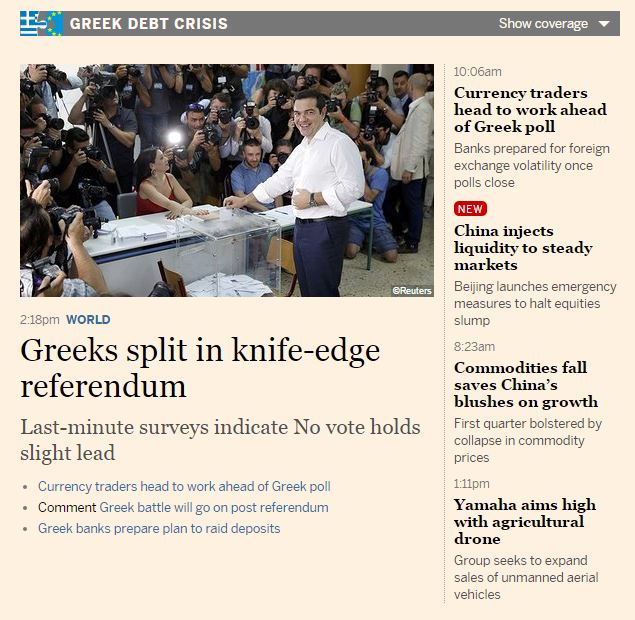 referendum grecia financial times