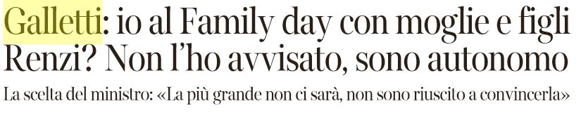 galletti family day