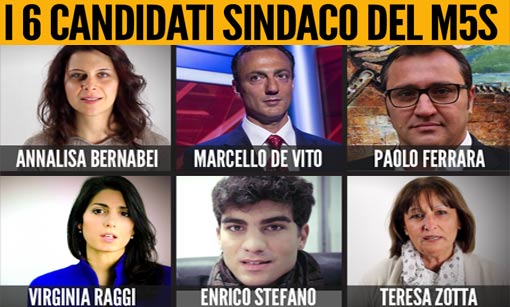 candidati sindaco movimento 5 stelle roma 1