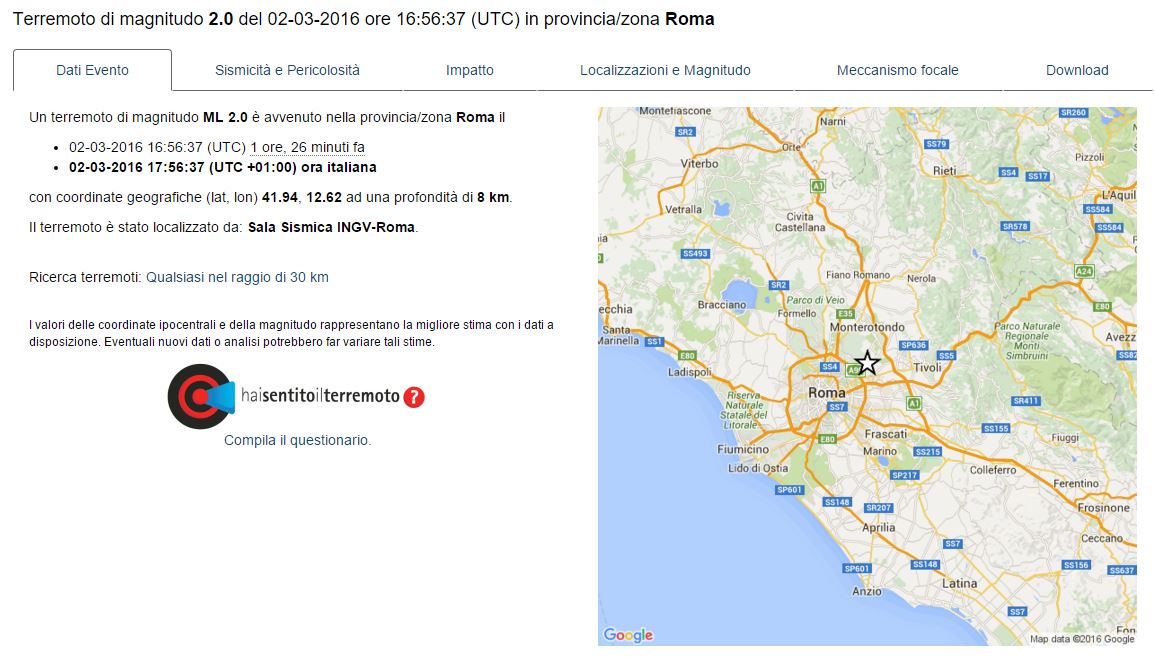 terremoto nord est roma 3