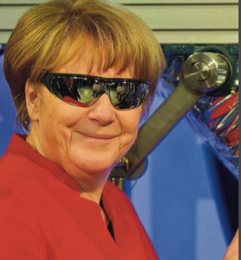 Angela Merkel like a boss