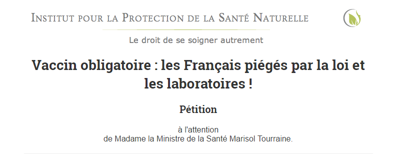 petizione vaccini francia - 1