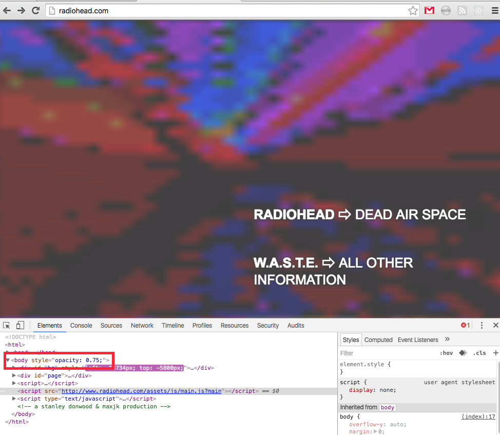radiohead scomparsi internet - 2