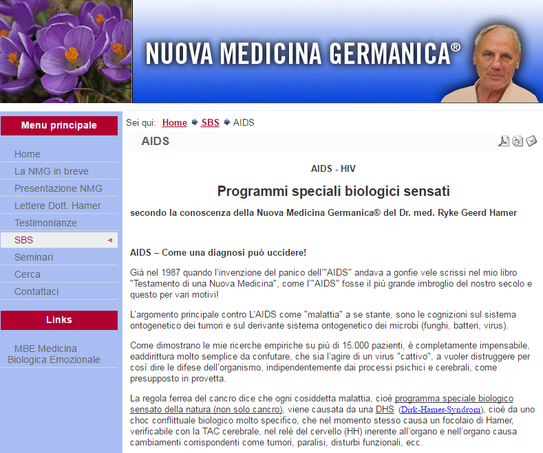 hamer nuova medicina germanica - 2