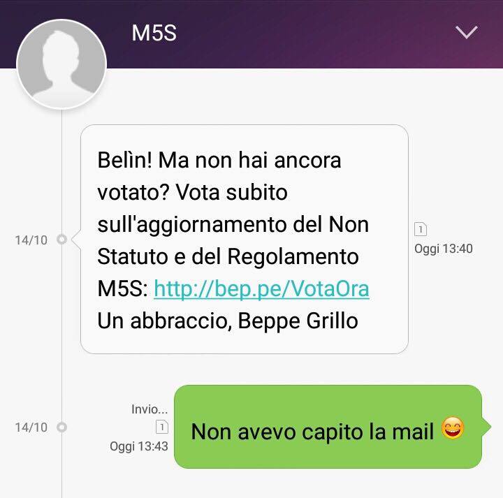 beppe grillo sms 5