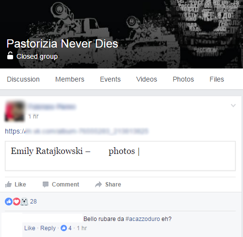 pastorizia never dies emily ratajkowski hacking