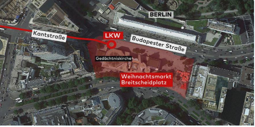 L'attentato al mercato di Natale di Berlino